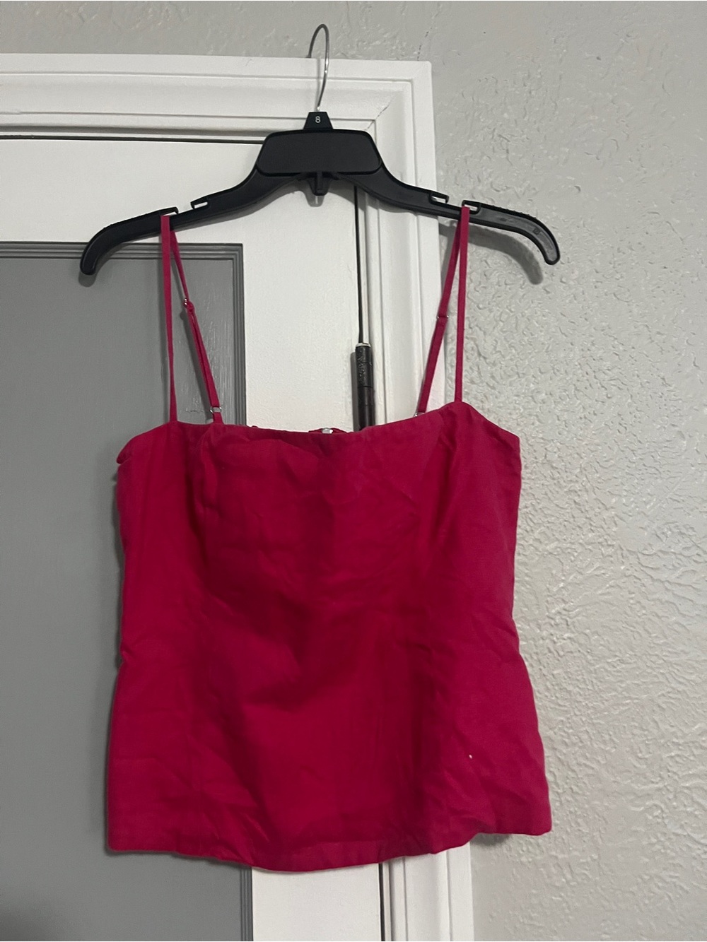 Women’s Reformation Overland Linen Top in Fuschia